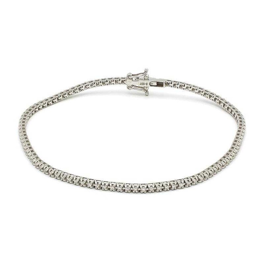 Pulseras Joyería Cabranes | Pulsera Riviere Con Diamantes