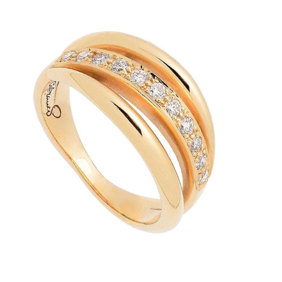 Sortijas Joyería Cabranes | Anillo Multiaro Con Diamantes